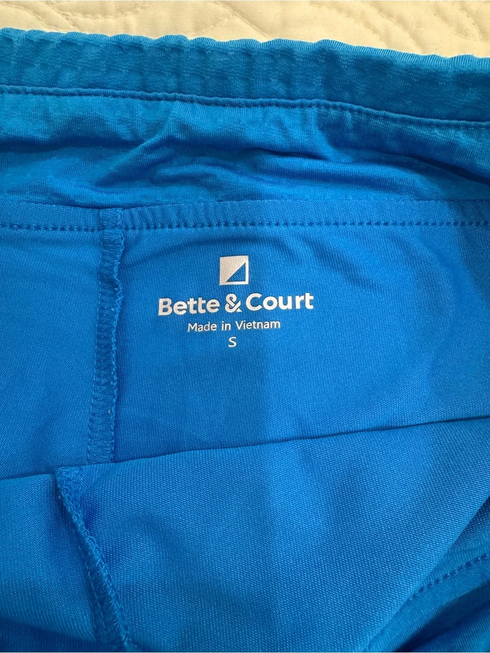 Bette & Court blue athletic skirt tennis golf activewear size S